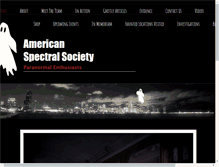 Tablet Screenshot of americanspectralsociety.com